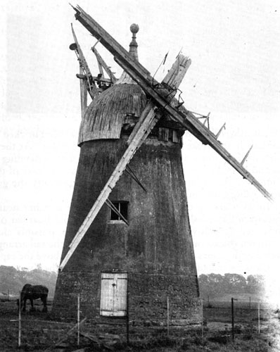 Castor Tower Mill c.1918 - PETERBOROUGH IMAGES ARCHIVE